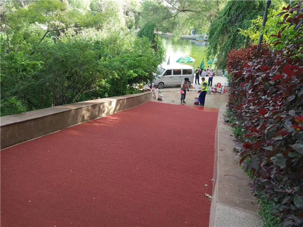 池州彩色路面施工